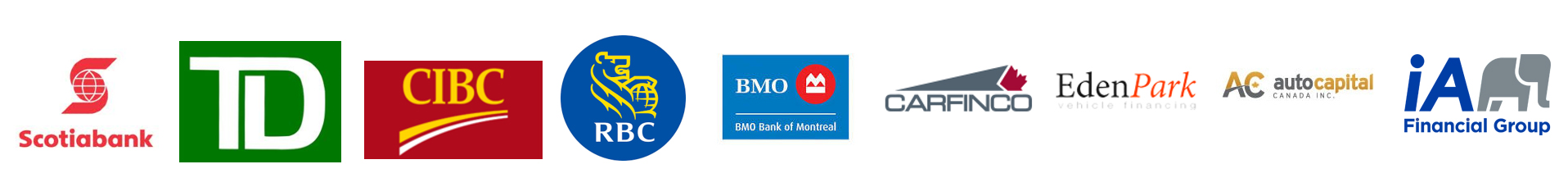 All major banks and lenders accepted